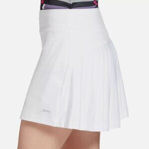 Slazenger - Women's Tech Pleated 15'' White Golf Skort - Women's XS